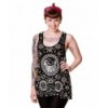 Top Banned Clothing Pentagram Noir Vest Shirt Noir