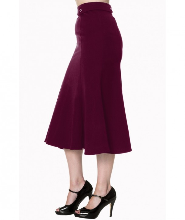 Jupe Banned Clothing Elegance Burgundy