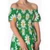 Robe Banned Clothing Crazy Daisy Smock Green