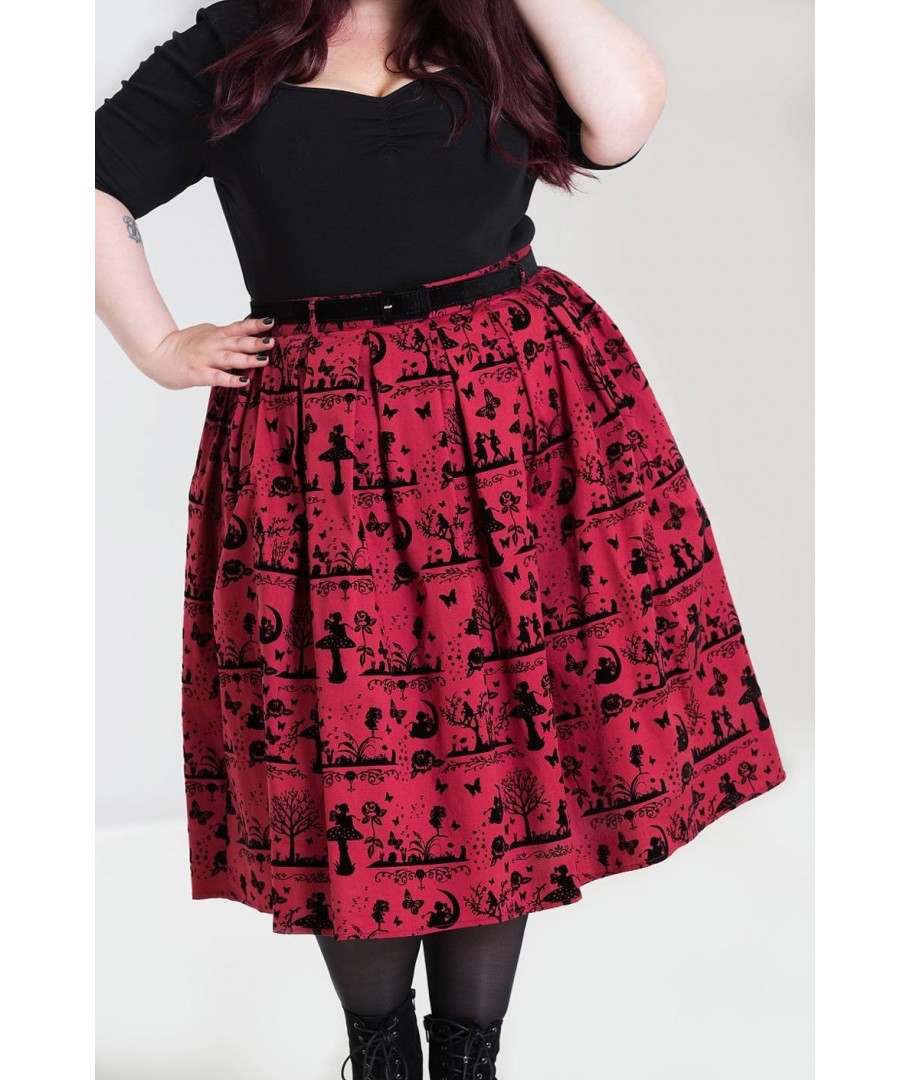 Jupe grande taille Hell Bunny Anderson Skirt +Size rock pin-up lolita