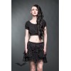 Jupe Queen Of Darkness Gothique Layered Miniskirt With Lace